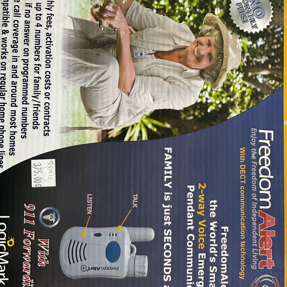 Freedom Alert 2-Way Voice Pendant Communicator